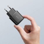Tech-Protect Φορτιστής Χωρίς Καλώδιο με Θύρα USB-A και Θύρα USB-C 20W Power Delivery / Quick Charge 3.0 Μαύρος (C20W)