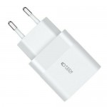 Tech-Protect Φορτιστής Χωρίς Καλώδιο με Θύρα USB-A και Θύρα USB-C 30W Power Delivery / Quick Charge 3.0 Λευκός (C30W)