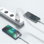 Tech-Protect Φορτιστής Χωρίς Καλώδιο με Θύρα USB-A και Θύρα USB-C 30W Power Delivery / Quick Charge 3.0 Λευκός (C30W)