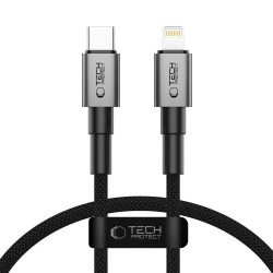 Tech-Protect Ultraboost Dna USB-C to Lightning Cable 27W Γκρι 0.25m