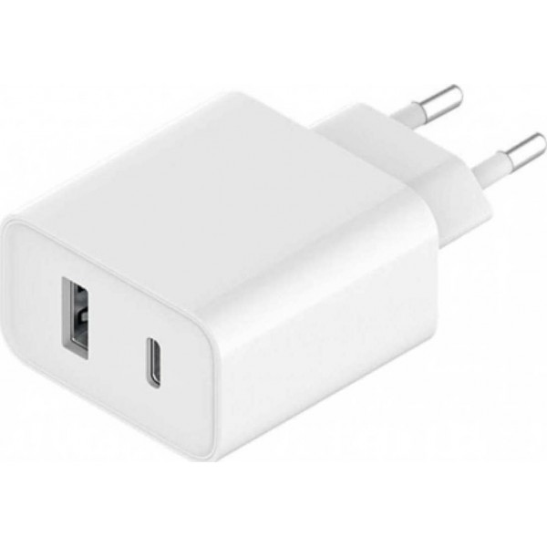 XIAOMI BHR4996GL Φορτιστής Τοίχου 33W, Γρήγορη Φόρτιση, με 1 θύτα Usb A και 1 θύρα Usb C , Λευκός XIAOMI BHR4996GL Φορτιστής Τοίχου 33W, Γρήγορη Φόρτιση, με 1 θύτα Usb A και 1 θύρα Usb C , Λευκός
