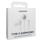 SAMSUNG Earphones EO-IC100, Type-C, mic, 94db, 1.2m, λευκά