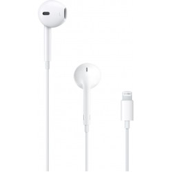 APPLE EarPods με Lightning connector MMTN2ZM-A (A1748), λευκά