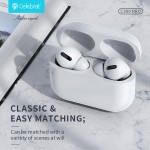 Celebrat C300 Pro Ασύρματα Ακουστικά Bluetooth με Θήκη Φόρτισης Λευκά