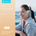 CELEBRAT headphones A35, ασύρματα & ενσύρματα, micro SD, 40mm, 200mAh, λευκά CELEBRAT headphones A35, ασύρματα & ενσύρματα, micro SD, 40mm, 200mAh, λευκά