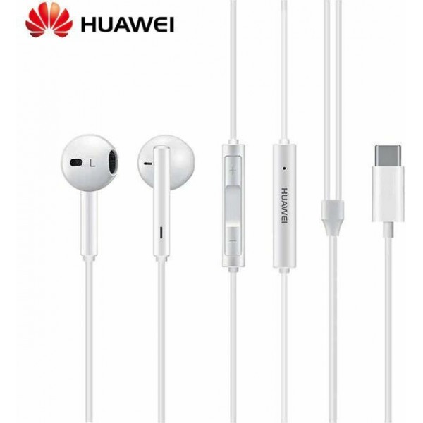 HANDS FREE STEREO HUAWEI CM33 TYPE C WHITE PACKING OR