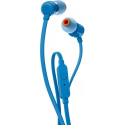 JBL - Wired Earphones (T110) - Jack, In-Ear, Pure Bass Sound - Blue