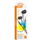 KAKUSIGA Ακουστικά με Μικρόφωνο KSC-1303-BK 3.5mm, 10mm, 1.1m, μαύρα