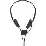 Στερεοφωνικό on-ear headset, με σύνδεση 2x3,5mm|NEDIS CHST100BK