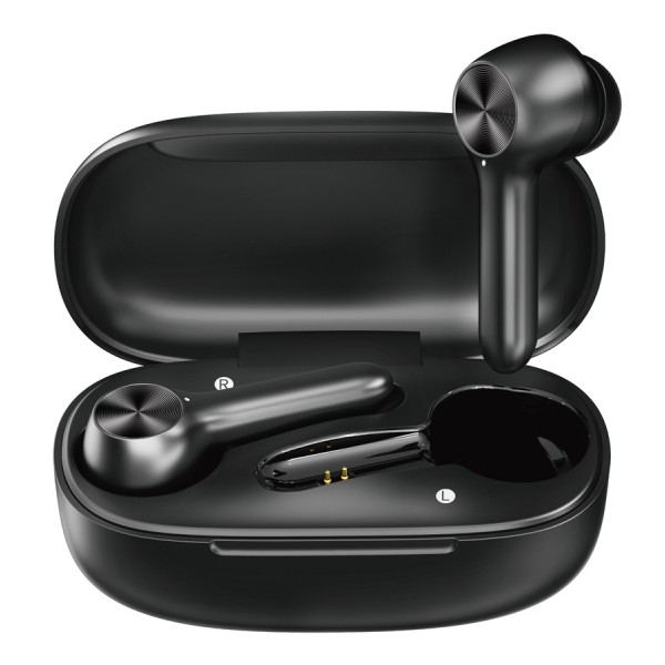Powertech PT-1033 In-ear Bluetooth Handsfree Ακουστικά με Θήκη Φόρτισης Μαύρα