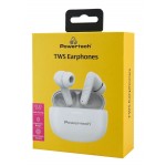 Powertech PT-1432 In-ear Bluetooth Handsfree Ακουστικά με Θήκη Φόρτισης Λευκά