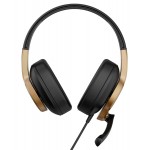 SADES Gaming Headset UPOWER, 3.5mm, 40mm, Μαύρο/Χρυσό