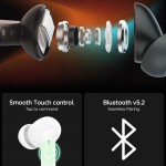 Spigen SA2402 ANC Pro Ασύρματα Ακουστικά In-Ear Μαύρα