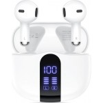 Tech-Protect Ultraboost TWS In-ear Bluetooth Handsfree Ακουστικά με Θήκη Φόρτισης Λευκά Tech-Protect Ultraboost TWS In-ear Bluetooth Handsfree Ακουστικά με Θήκη Φόρτισης Λευκά