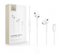 Tech-Protect UltraBoost Type-C Earphone Core G3 – Ενσύρματα Ακουστικά USB-C, Λευκά