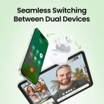 UGREEN HiTune P3 Λευκά Ασύρματα Ακουστικά TWS