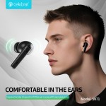 CELEBRAT earphones με θήκη φόρτισης W71, True Wireless, 10mm, 30/200mAh, λευκά