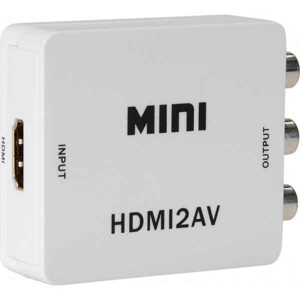 POWERTECH HD Video Converter CAB-H082 από HDMI σε 3x RCA, Full HD