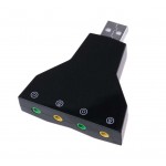 POWERTECH USB κάρτα ήχου 7.1CH, με έξοδο μικρόφωνου και ακουστικού, CAB-U037