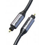 CABLETIME καλώδιο ήχου Toslink CT-AV380-P04GN, gold plated, 5mm, 2m, μαύρο CABLETIME καλώδιο ήχου Toslink CT-AV380-P04GN, gold plated, 5mm, 2m, μαύρο
