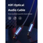 CABLETIME καλώδιο ήχου Toslink CT-AV380-P04GN, gold plated, 5mm, 2m, μαύρο CABLETIME καλώδιο ήχου Toslink CT-AV380-P04GN, gold plated, 5mm, 2m, μαύρο