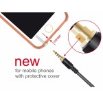 DELOCK Καλώδιο Jack Stereo σε Jack Stereo 4pin 3.5mm 90°, Μαύρο, 1m