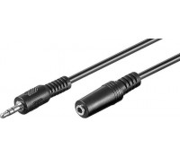 GOOBAY Καλώδιο Ήχου 3.5mm 50935 Αρσενικό-Θηλυκό, 3 Pin, 10m, Μαύρο