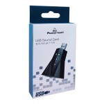 POWERTECH USB κάρτα ήχου 7.1CH, με έξοδο μικρόφωνου και ακουστικού, CAB-U037