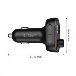 Tech-Protect CC07 54W FM Transmitter Αυτοκινήτου με Bluetooth Tech-Protect CC07 54W FM Transmitter Αυτοκινήτου με Bluetooth