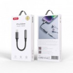 XO NB-R258C| Καλώδιο-αντάπτορας Lightning - 3.5mm θηλ., 0.12m σε γκρι χρώμα XO NB-R258C| Καλώδιο-αντάπτορας Lightning - 3.5mm θηλ., 0.12m σε γκρι χρώμα