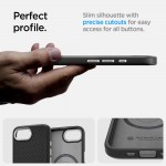 Spigen Enzo Aramid MagSafe Back Cover Μαύρο για το iPhone 16e/17e, ACS09153