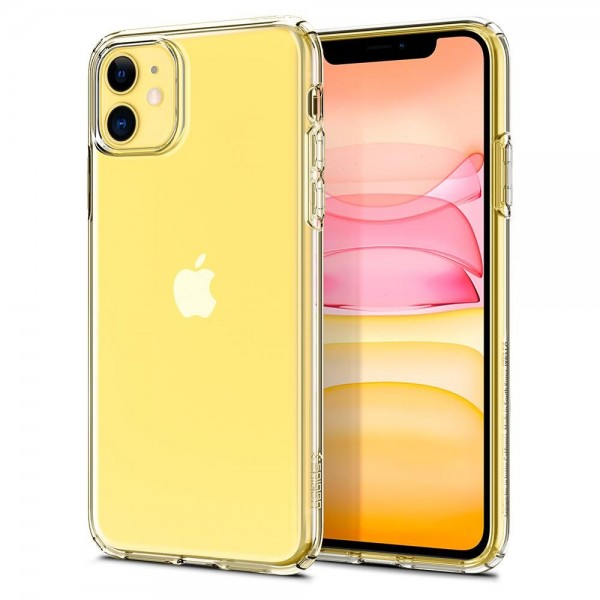 Spigen Liquid Crystal Back Cover Σιλικόνης Crystal Clear iPhone 11 Spigen Liquid Crystal Back Cover Σιλικόνης Crystal Clear iPhone 11