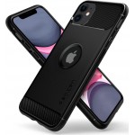 Spigen Rugged Armor Back Cover Σιλικόνης Matte Black για iPhone 11| 8809671010286