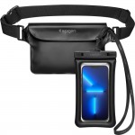 SPIGEN A621 UNIVERSAL WATERPROOF CASE & WAIST BAG BLACK, ΜΕΧΡΙ 6.9-INCH