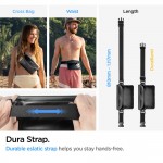 SPIGEN A621 UNIVERSAL WATERPROOF CASE & WAIST BAG BLACK, ΜΕΧΡΙ 6.9-INCH