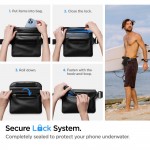 SPIGEN A621 UNIVERSAL WATERPROOF CASE & WAIST BAG BLACK, ΜΕΧΡΙ 6.9-INCH