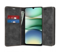 Techsuit Confy Cover Μαύρη Θήκη Βιβλίο για Xiaomi Redmi A5 4G (Regional)