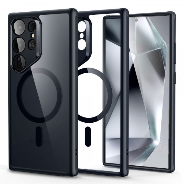 ESR Classic Hybrid Halolock MagSafe Back Cover Clear Μαύρο για Samsung Galaxy S24 Ultra