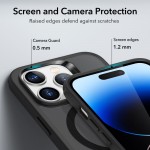 ESR CH Halolock Magsafe Back Cover Σιλικόνης Frosted Black για iPhone 14 Pro Max