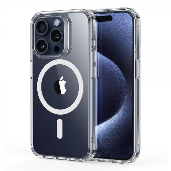 ESR® Classic Hybrid Halolock MagSafe Back Cover Προστατευτική Θήκη για iPhone 15 Pro- Διάφανη