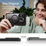 ESR® Classic Hybrid Halolock MagSafe Back Cover Προστατευτική Θήκη για iPhone 15 Pro- Διάφανη / Μαύρη