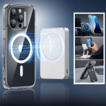 ESR Classic Hybrid HaloLock MagSafe Hybrid Back Cover Διάφανο /  Άσπρο, Σετ με Tempered Glass για iPhone 16 Pro 