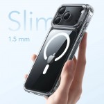 ESR - Classic Hybrid HaloLock Kickstand - iPhone 17 Pro Max - Clear ESR - Classic Hybrid HaloLock Kickstand - iPhone 17 Pro Max - Clear