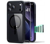 ESR Classic Hybrid MagSafe Θήκη & Tempered Glass για iPhone 17 Pro - Μαύρο/Διαφανές