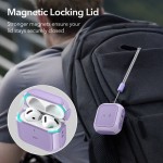 ESR Orbit Hybrid Halolock Magsafe Θήκη σε Μωβ χρώμα για Apple AirPods 4