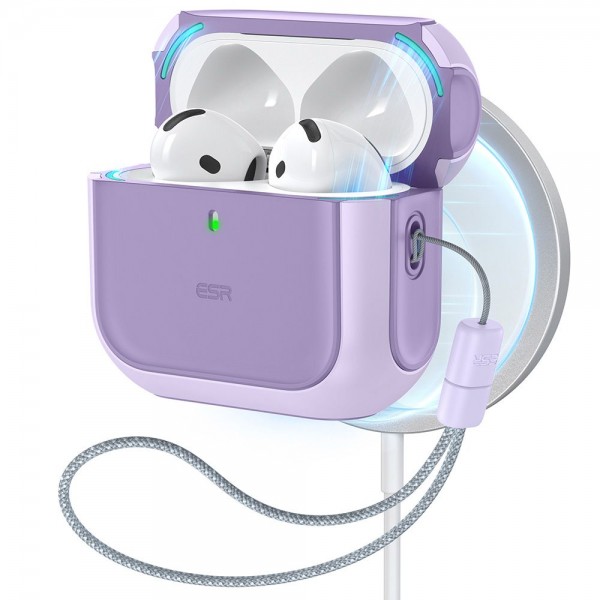 ESR Orbit Hybrid Halolock Magsafe Θήκη σε Μωβ χρώμα για Apple AirPods 4