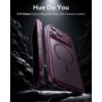 ESR Classic Hybrid Halolock Back Cover Σιλικόνης Frosted Deep Burgundy για το iPhone 18 Pro και το 17 Pro