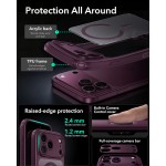ESR Classic Hybrid Halolock Back Cover Σιλικόνης Frosted Deep Burgundy για το iPhone 18 Pro και το 17 Pro