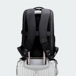 GOLDEN WOLF τσάντα πλάτης GB00399, με θήκη laptop 15.6", 20L, μαύρη