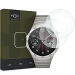 Hofi Tempered Glass Προστατευτικό Οθόνης 2 τεμάχια για το Huawei Watch GT 4 46 mm, Clear